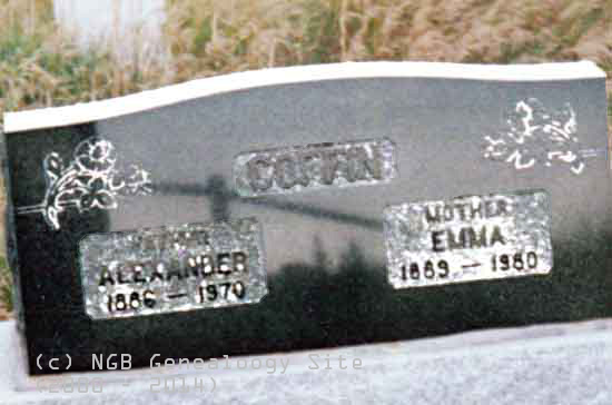 Alexander and Emma Coffin