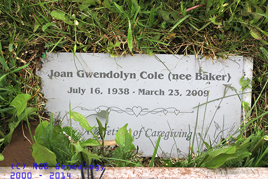 Joan Gwendolyn Cole