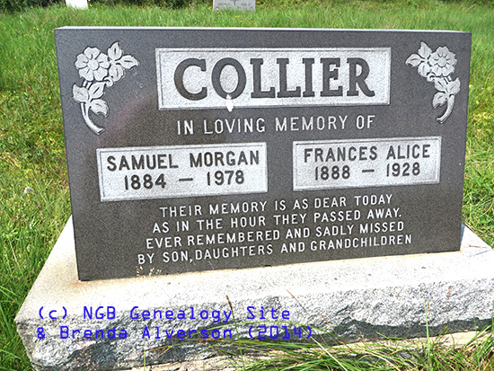 Samuel Morgan & Frances Alice Collier