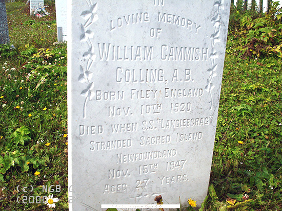 William Cammish Colling A. B.