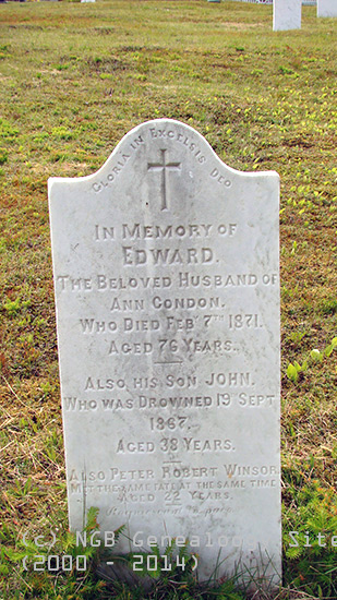 Edward, John and Peter Condon