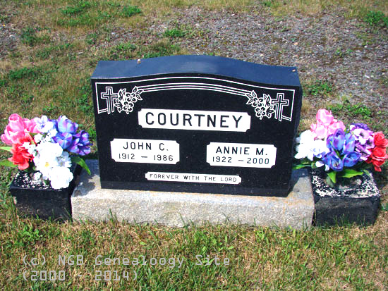 John C. and Annie M. Couortney