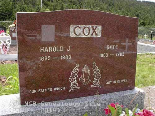 Harold J. & Kate Cox