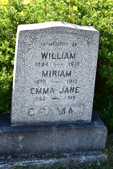 William, Miriam & Emma Jane Cramm