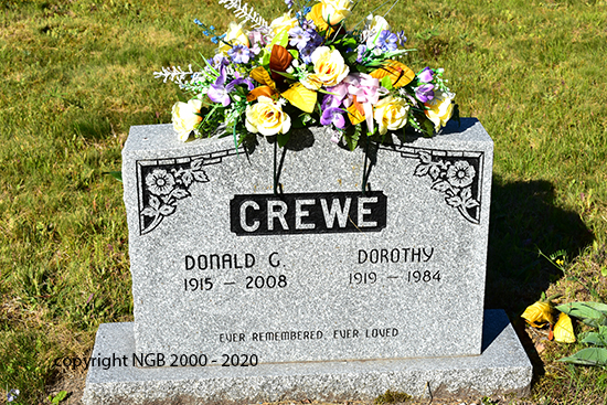 Donald G. & Dorothy Crewe