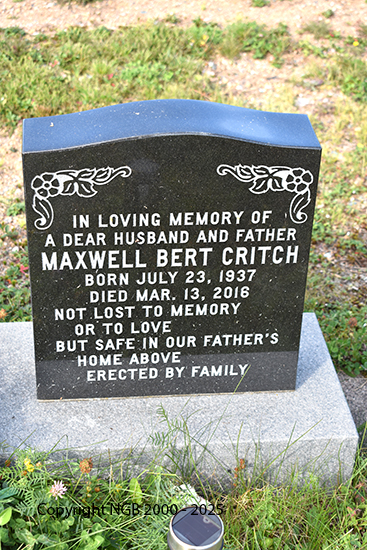 James Ryan, Ethel M. & Maxwell Bert Critch