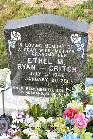 James Ryan, Ethel M. & Maxwell Bert Critch