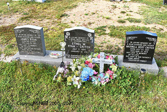 James Ryan, Ethel M. & Maxwell Bert Critch