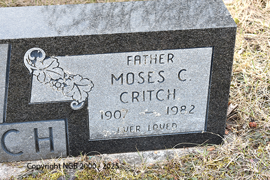 Moses C. & Eunice Critch