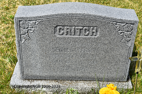 Samuel Francis Critch