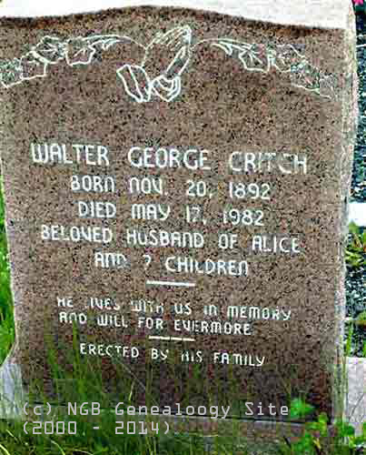 Walter George Critch