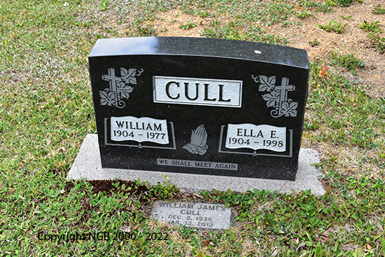 William M., Ella E. & William James Cull