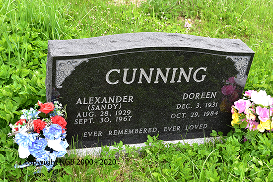 Alexander & Doreen Cunning