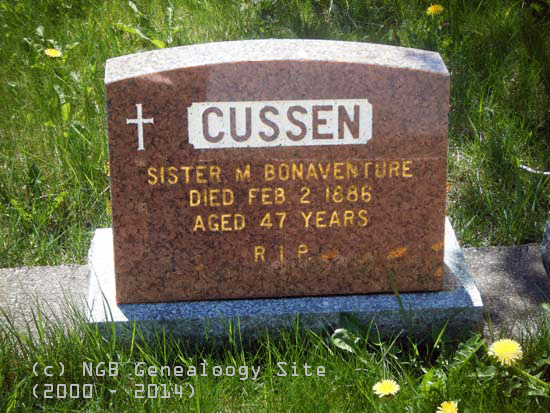 Sr. M. Bonaventure Cussen