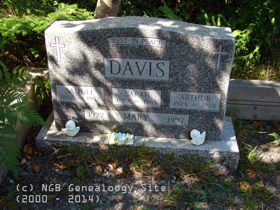 Sanuel, Sarah, Arthur, and Mary Davis