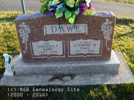 Dorothy P. & Raymond W. Dawe