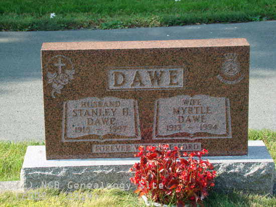 Stanley and Myrtle Dawe