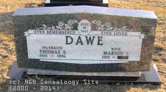 Thomas and Marion Dawe