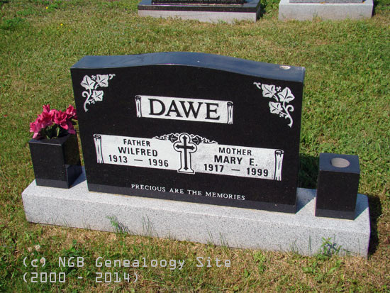 Wilfred and Mary E. Dawe
