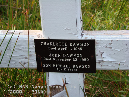 Charlotte, John and Michael Dawson