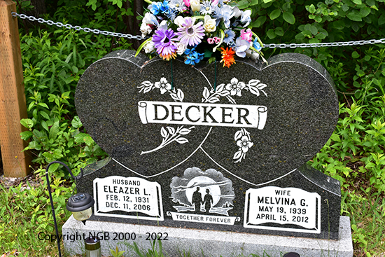 Eleazer L. & Melvina G. Decker