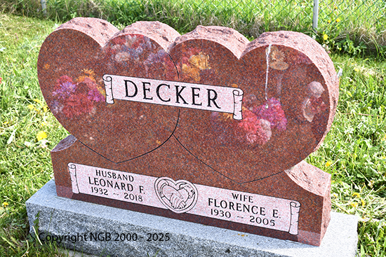 Leonard F. & Florence E. Decker