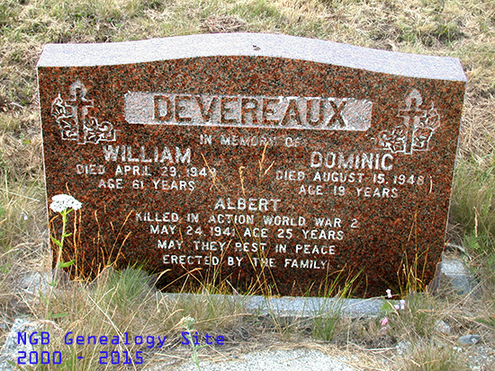 William, Dominic, & Albert Devereaux