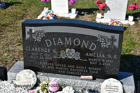 Clarence K.  Amelia Diamond