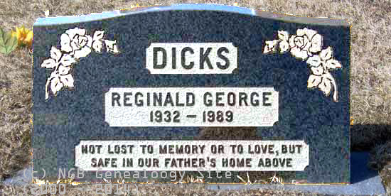 Reginald George Dicks