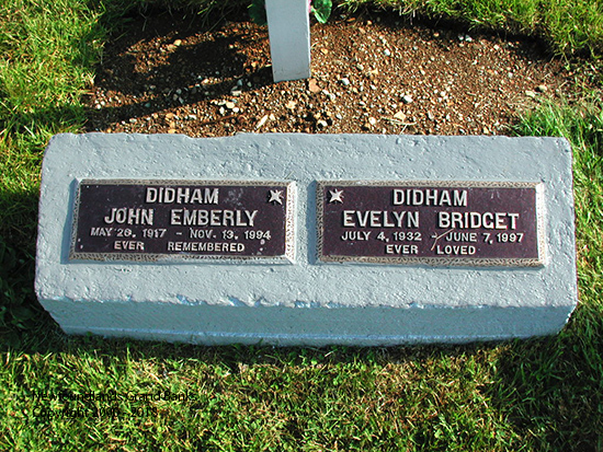 John Emberly & Evelyn Bridget Didham