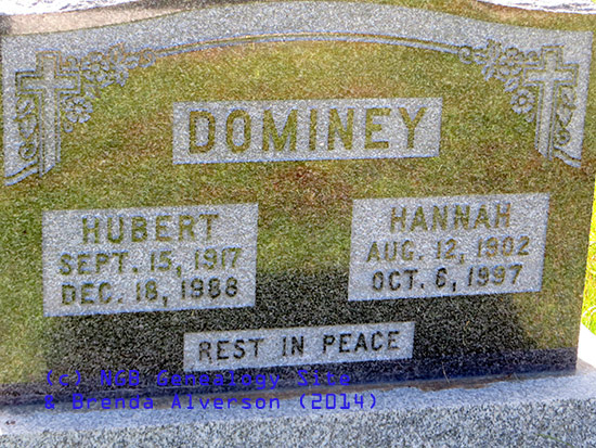Hubert & Hannah Dominey