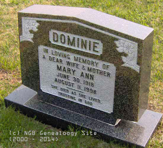 Mary Ann Dominie