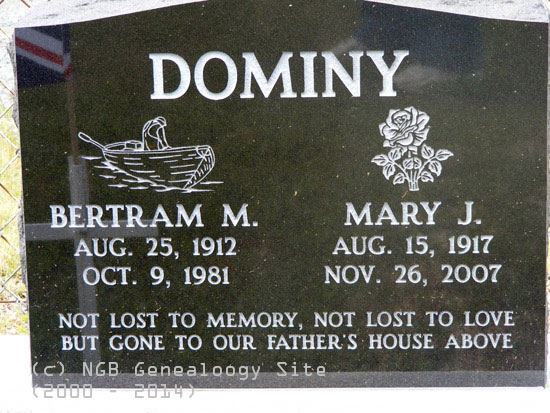 Bertram M. and Mary J. Dominy