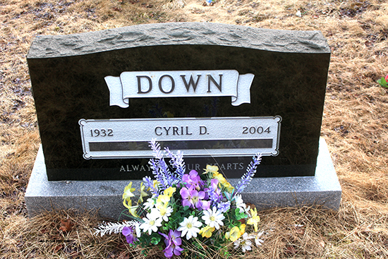 
		  cyril D. Down