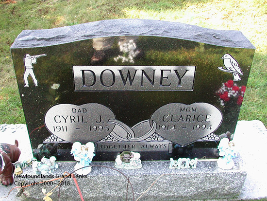 Cyril J & Clarice Downey