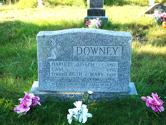 Harold Joseph, Carl, Ruth & Mary Downey