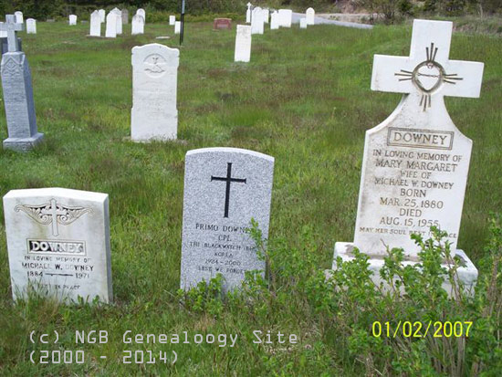 Michael, Primo, and Mary Downey