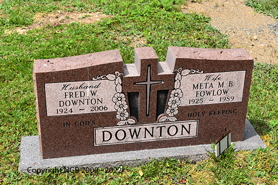 Fred W. & Meta M. B. Fowlow Downton