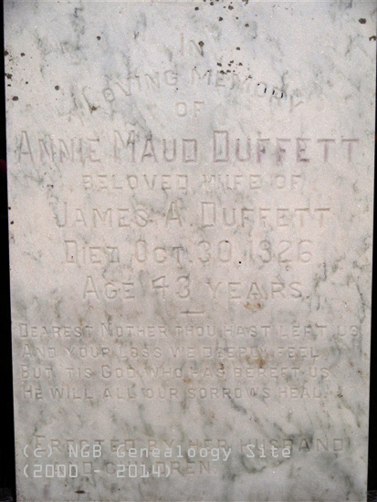 Annie Maud Duffett