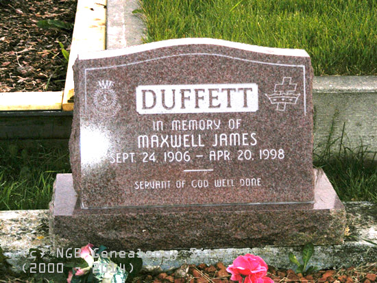 Maxwell James Duffett