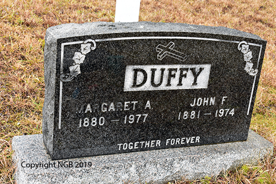 Margaret A. & John F. Duffy