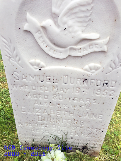 Samuel & Elizabeth Jane Durnford