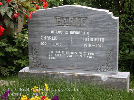 Charlie and Henrietta Earle