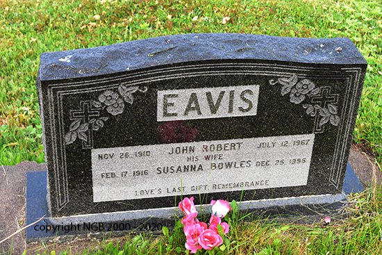 John Robert & Susanna Bowles Eavis