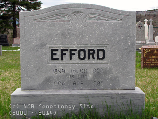 Jacob and Ada Efford