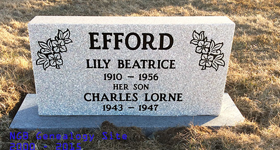 Lily Beatrice & Charles Lorne Efford