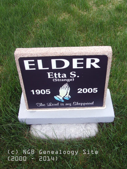 Etta S. Elder (Strange)
