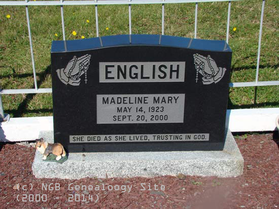 Madeline Mary English