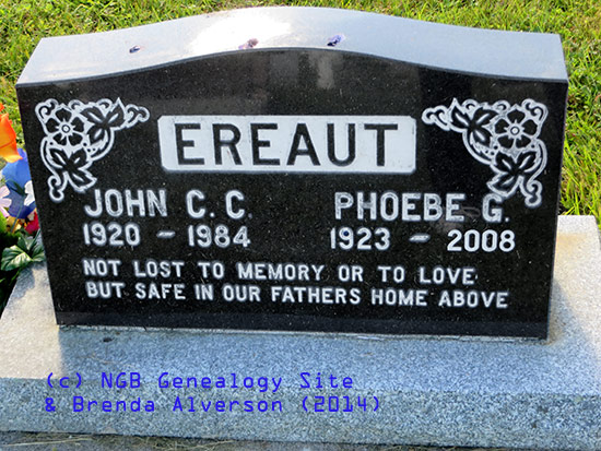 John C. C. & Phoebe G. Ereaut