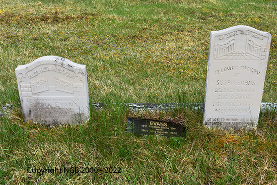 Elisha, Frederick & Susan Evans